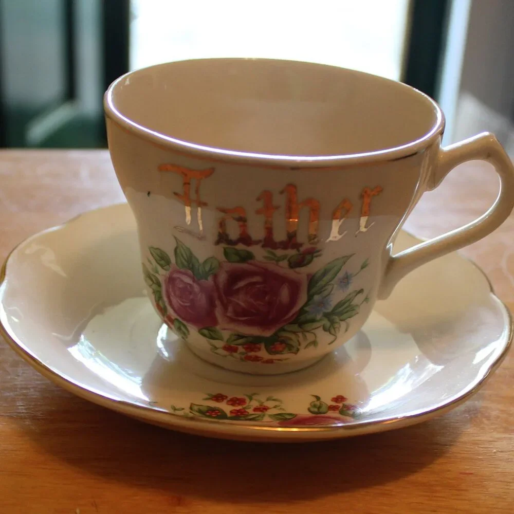 Vintage China Tea Cup and Saucer, 